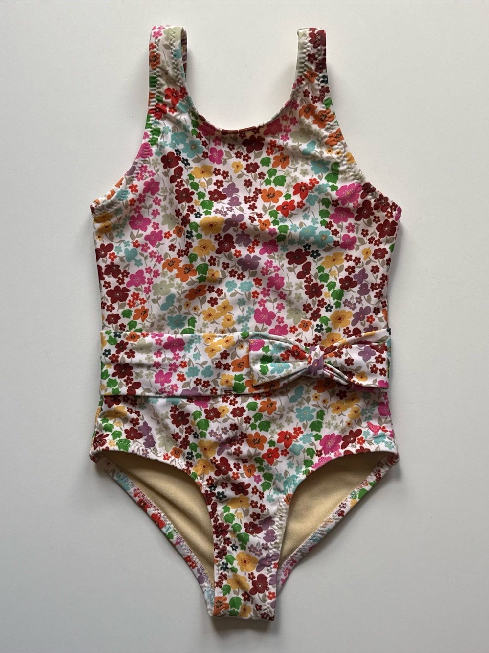 Pink Chicken Girls' Jaymes One-Piece Swimsuit, Multi Ditsy Floral - Size 4Y